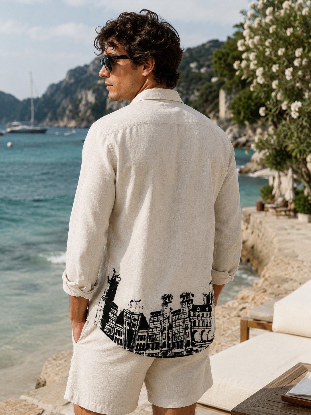 Urban Skyline Khadi Cotton Shirt – Off White