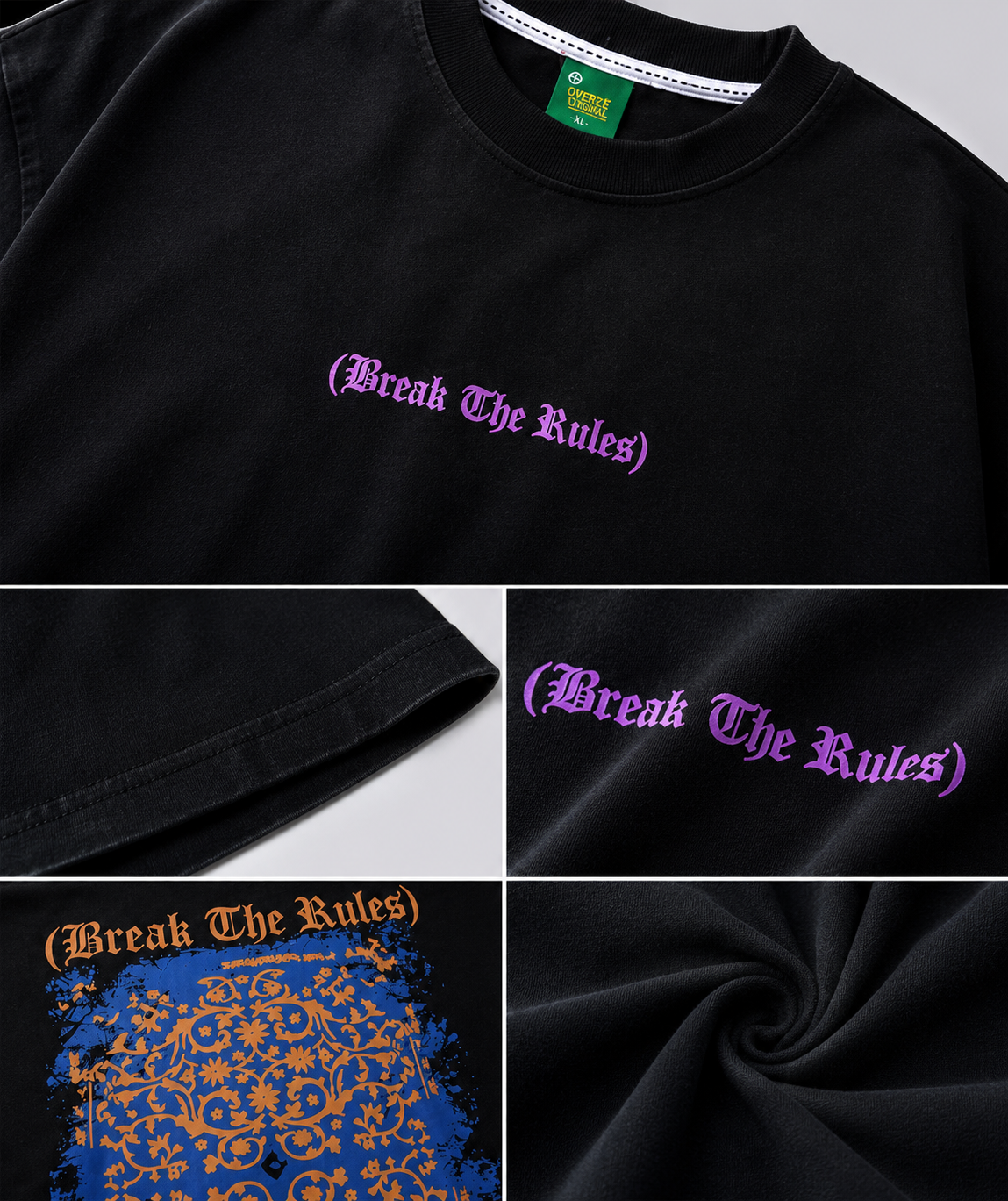 Oversized Graphic T-Shirt – Black Edition