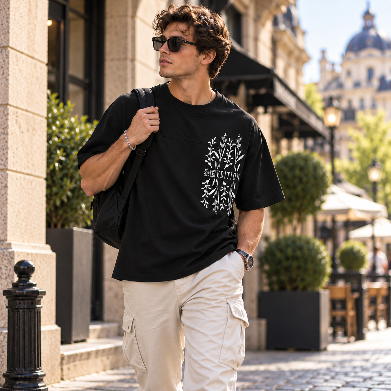 Thailand Edition Botanical Oversized  T-Shirt