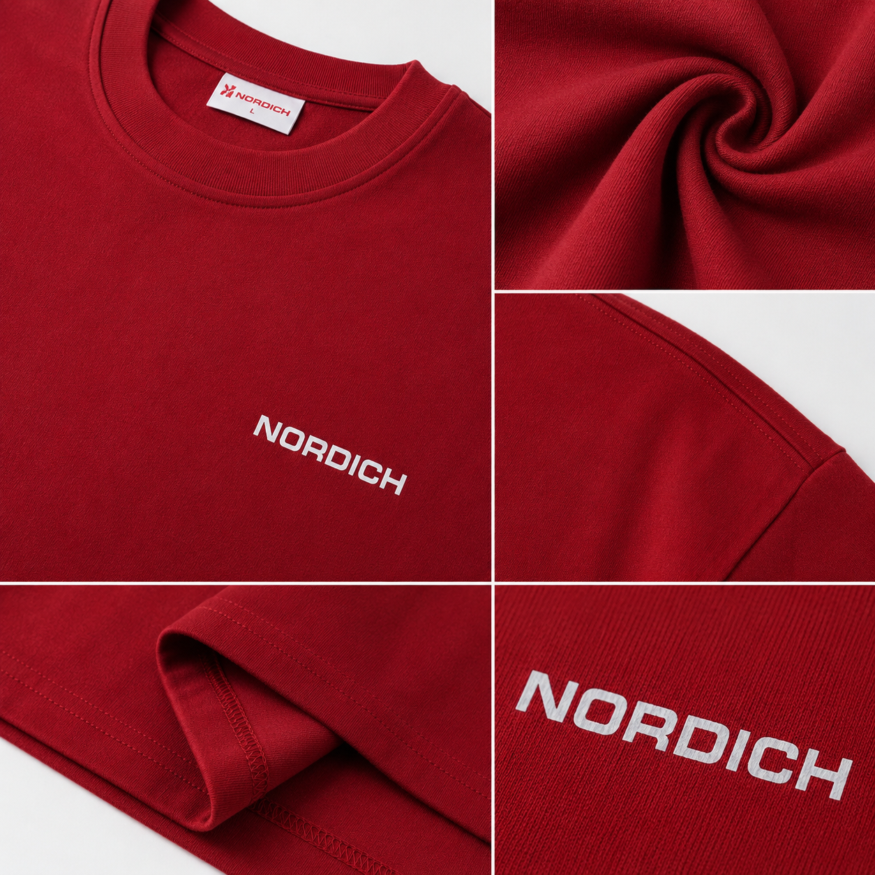 Urban Soundwave Graphic Oversized T-Shirt – Maroon
