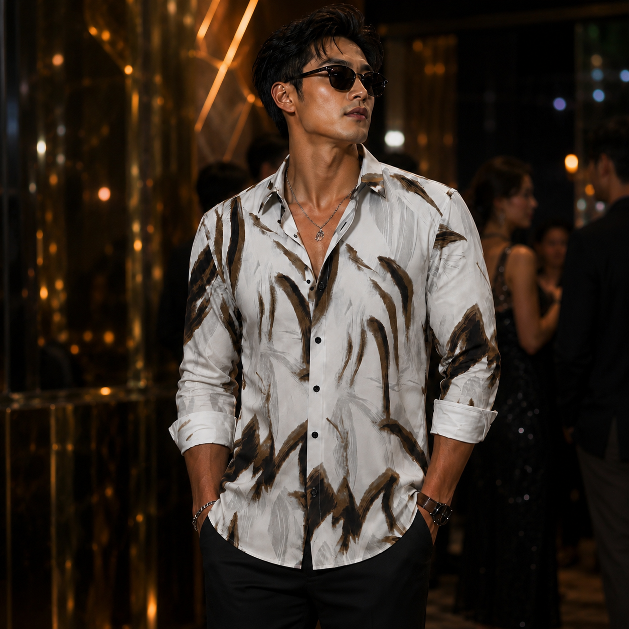 Ivory Drift Designer Shirt