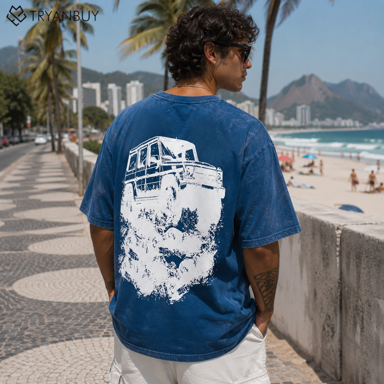 Vintage Wash Graphic Oversized T-Shirt