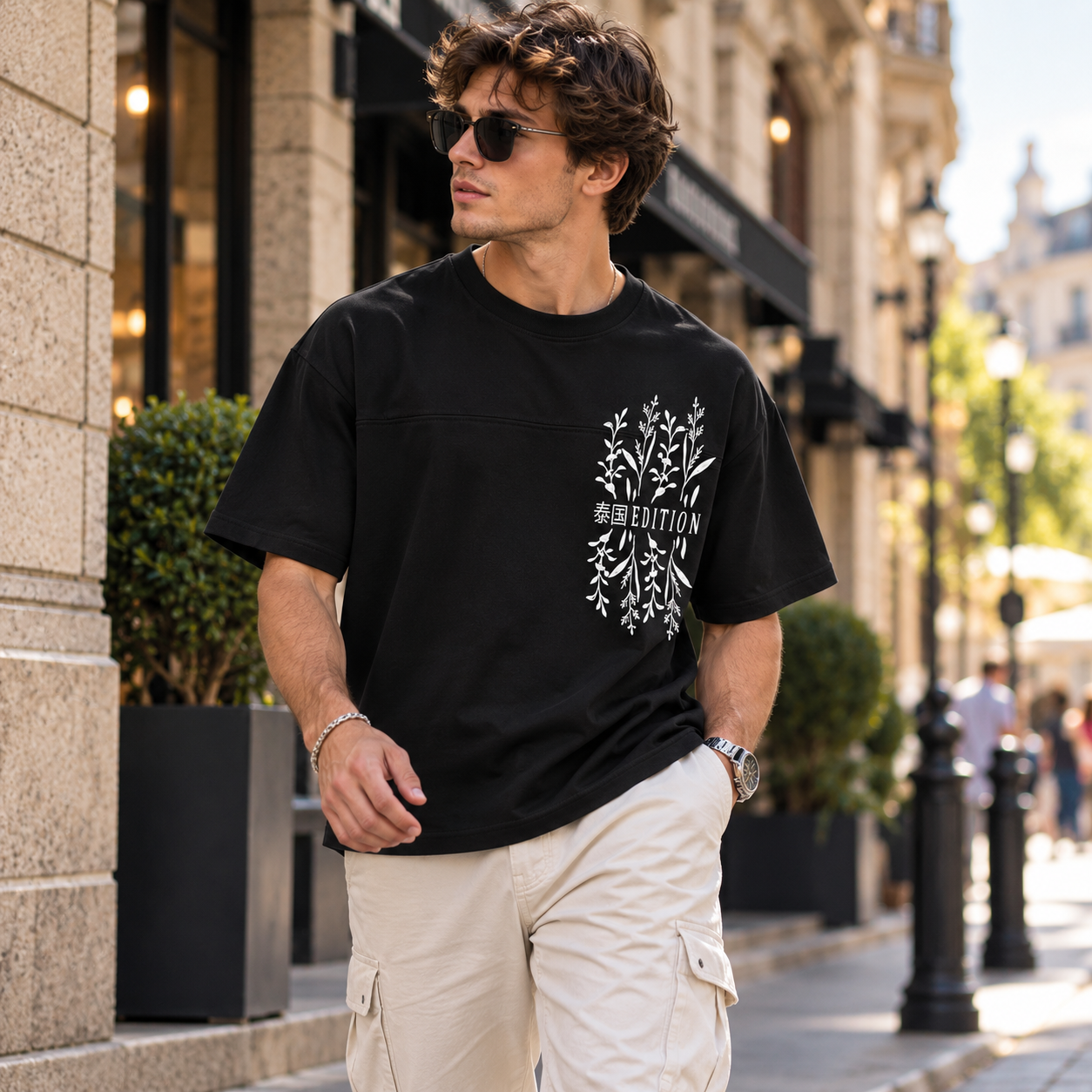 Thailand Edition Botanical Oversized  T-Shirt