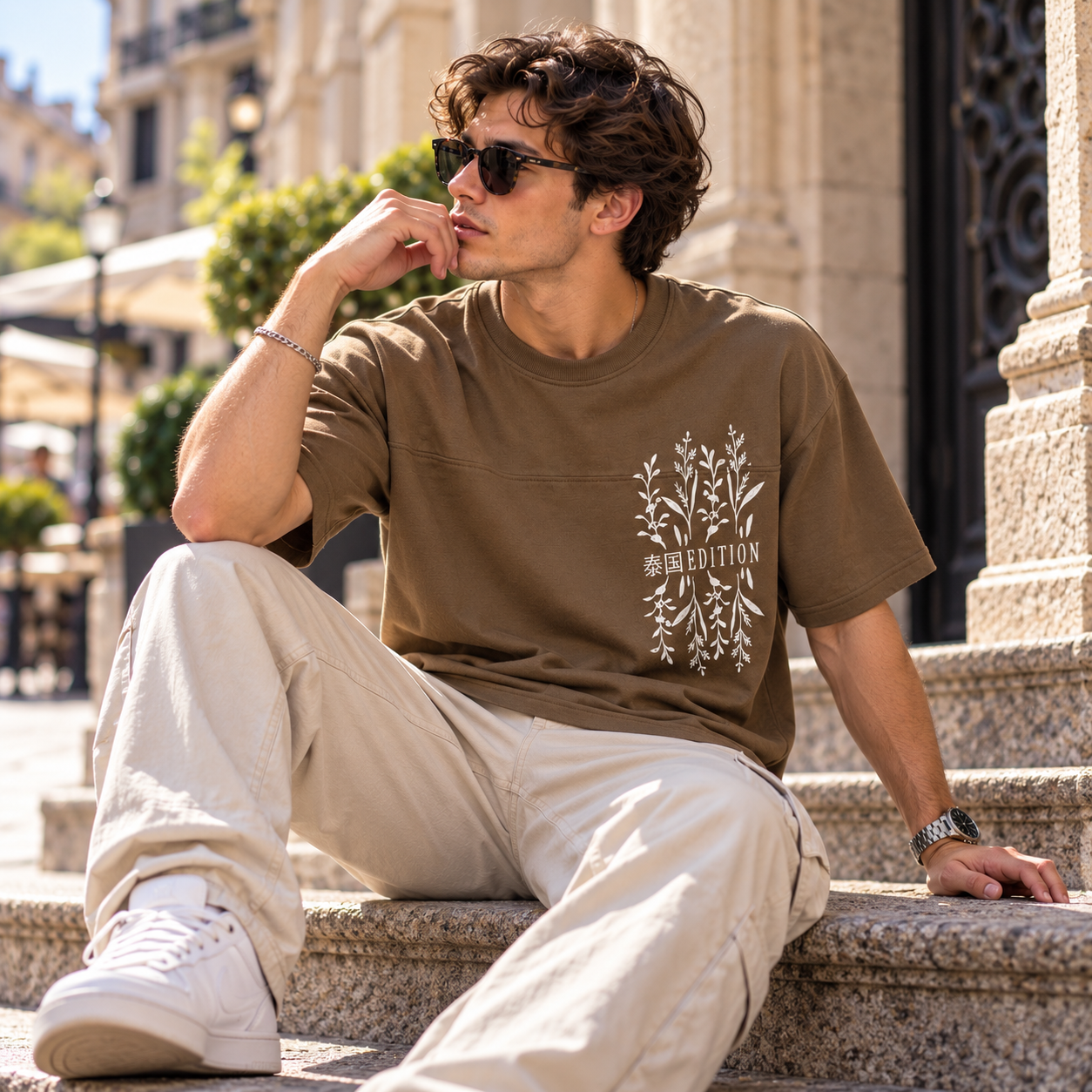 Botanical Edition Oversized  T-Shirt