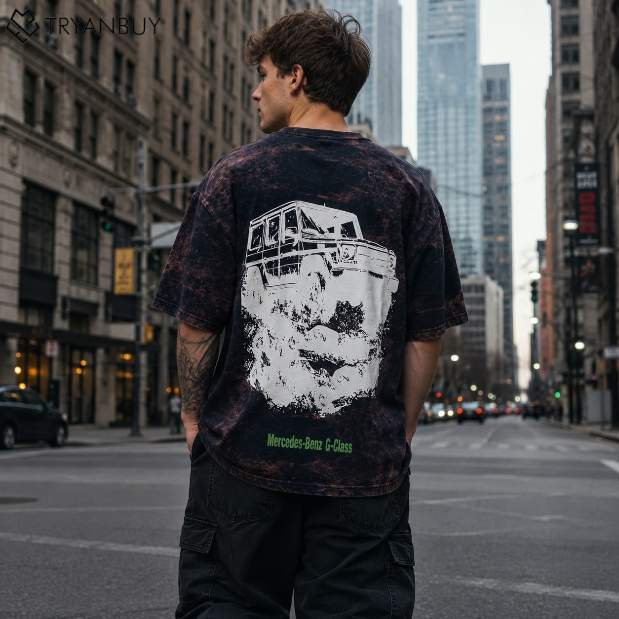 ACID WASH OVERSIZED T-SHIRT